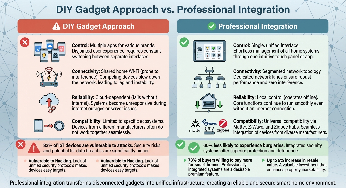 DIY vs Professional Smart Home Integration Comparison
