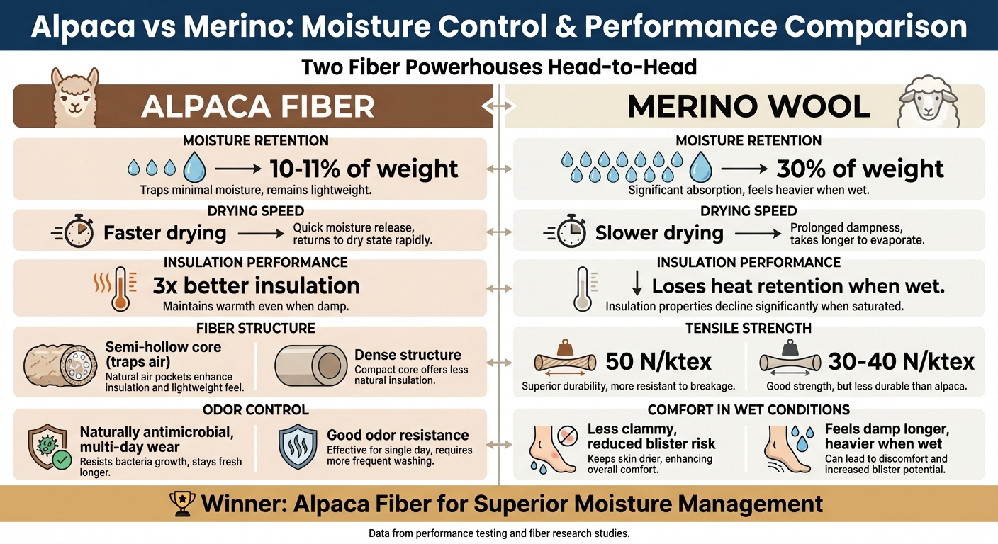 Alpaca vs Merino Wool Fiber Performance Comparison