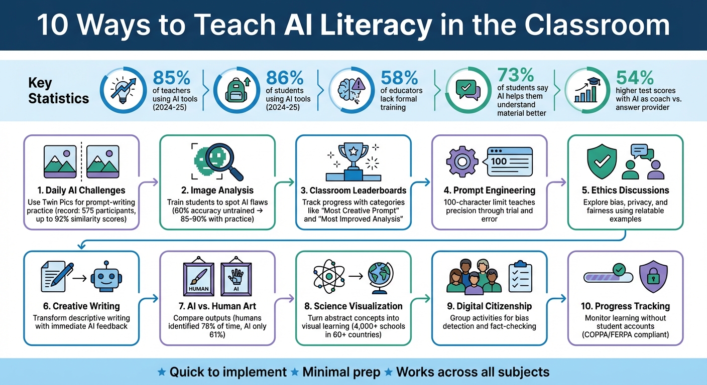 10 Strategies for Teaching AI Literacy in the Classroom