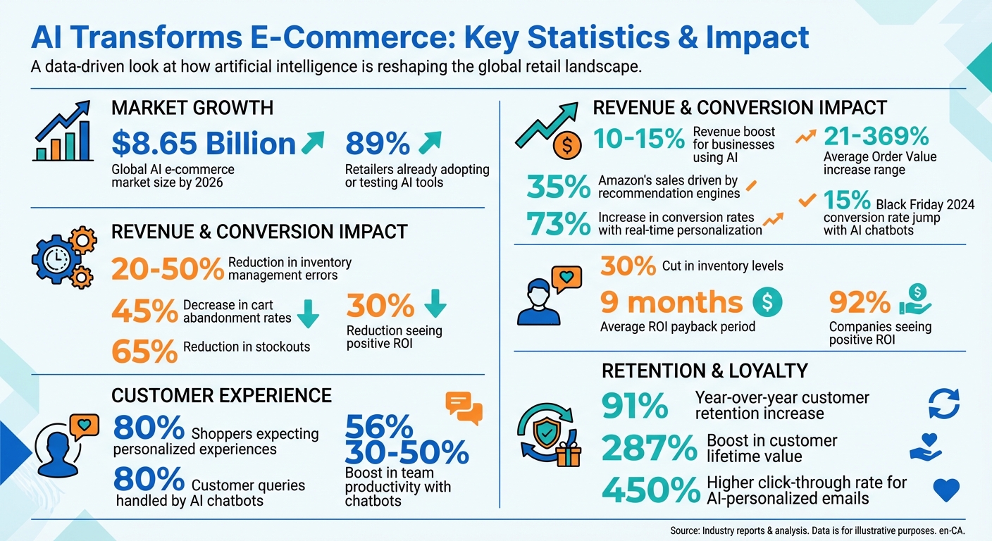 AI in E-Commerce: Key Statistics and Impact Metrics 2026