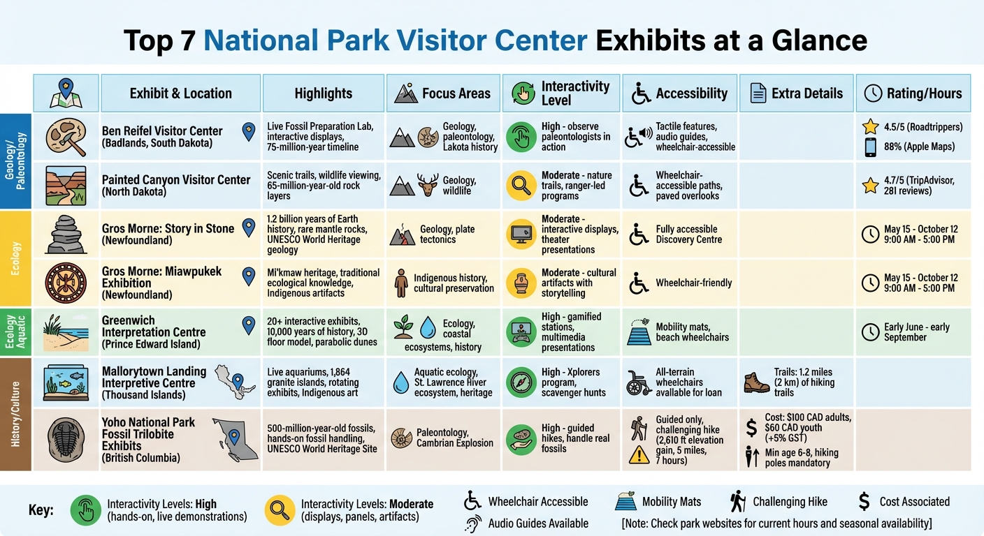 Top 7 National Park Visitor Center Exhibits Comparison Guide