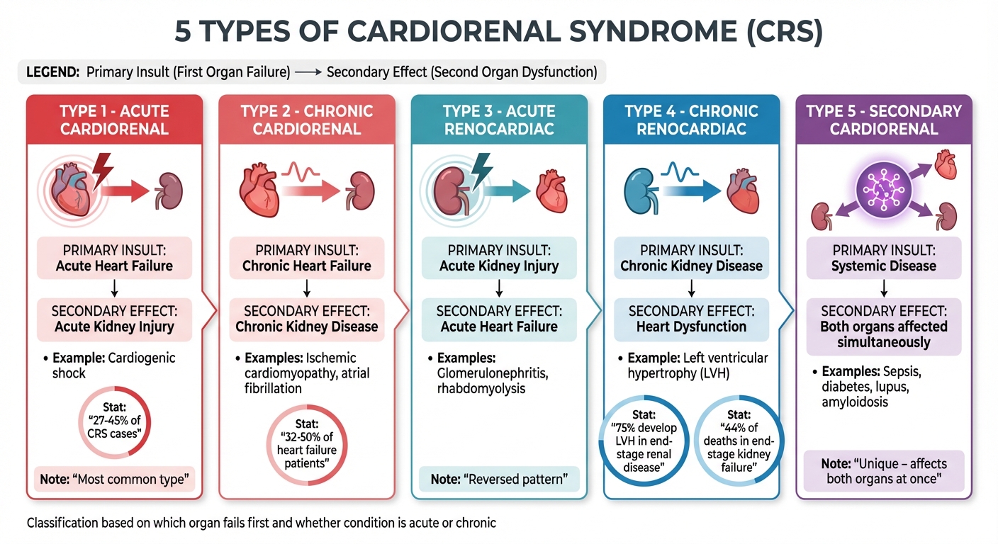 Ronco Classification Guide to Cardiorenal Syndrome: Types and Care - MyNephrologist