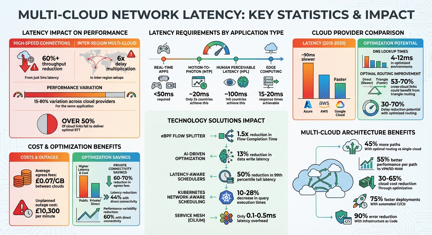 Multi-Cloud Network Latency Impact: Key Statistics and Performance Metrics