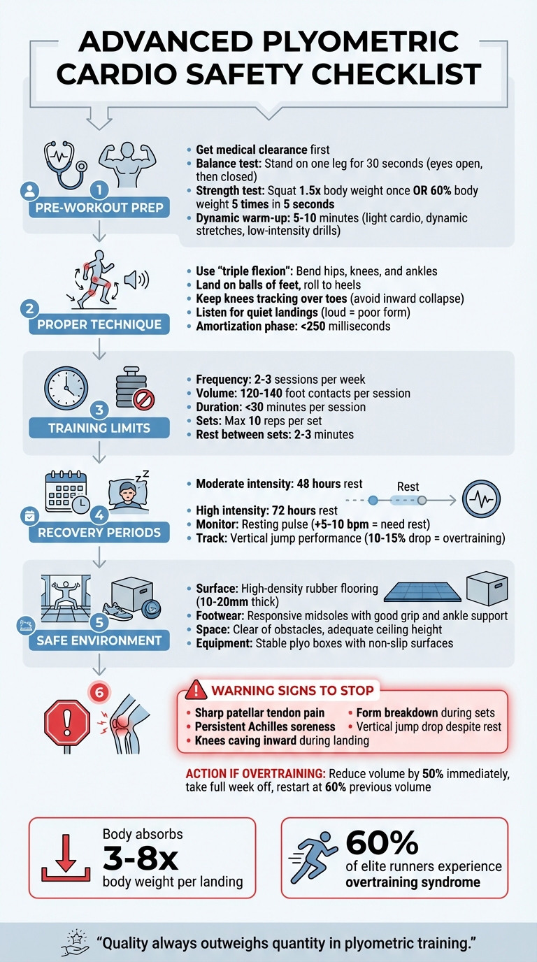 Advanced Plyometric Cardio Safety Checklist: 6-Step Guide