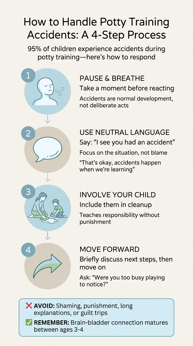 Step-by-Step Guide to Handling Potty Training Accidents Calmly