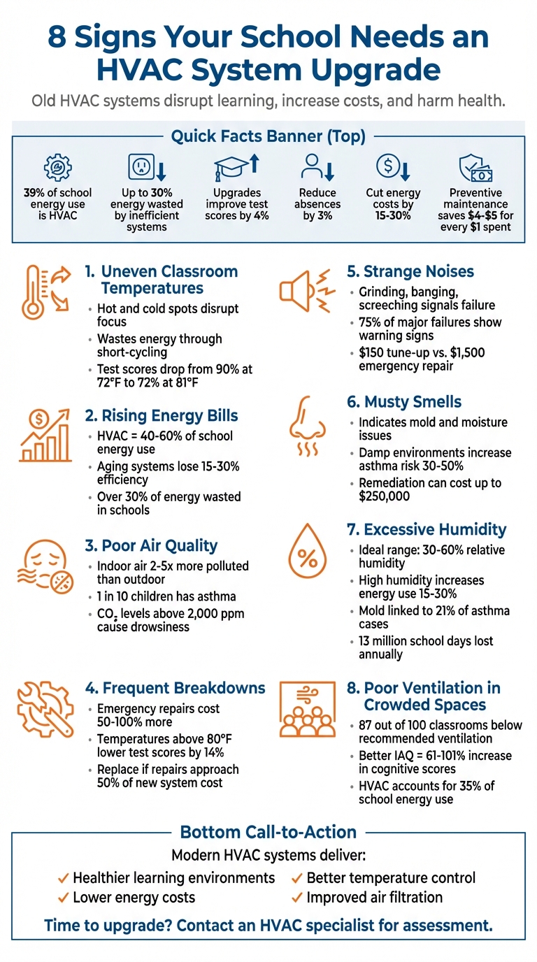 8 Warning Signs Your School HVAC System Needs an Upgrade
