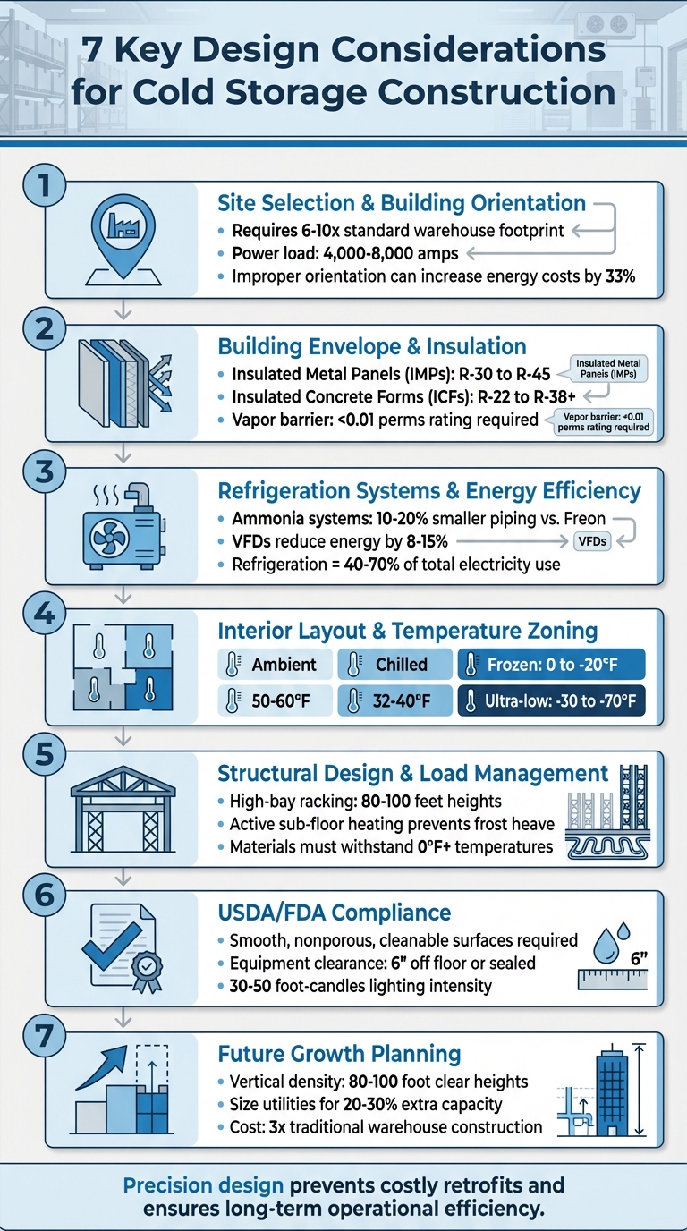 7 Essential Design Considerations for Cold Storage Facility Construction