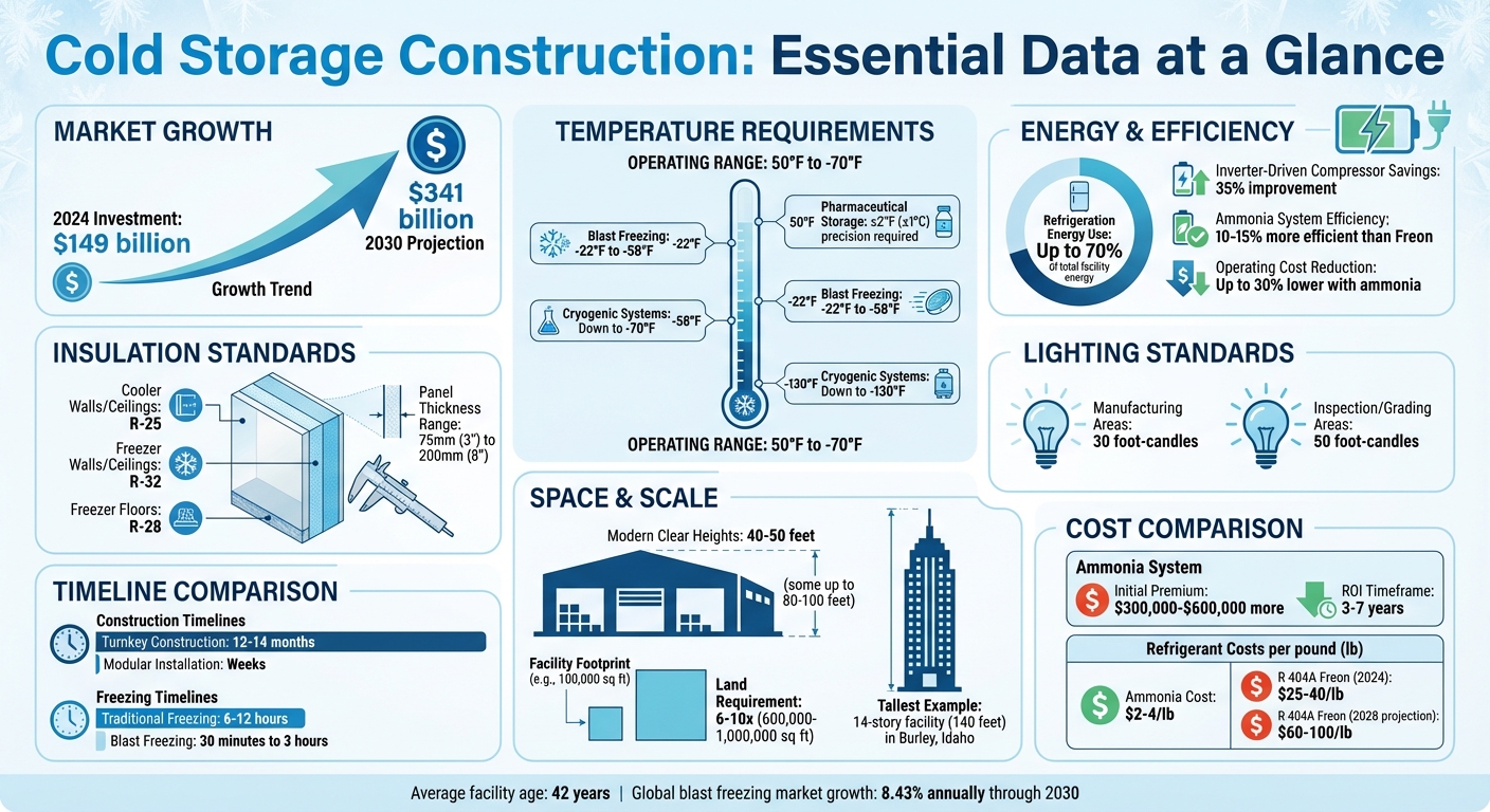 Cold Storage Construction: Key Statistics and Requirements by Category