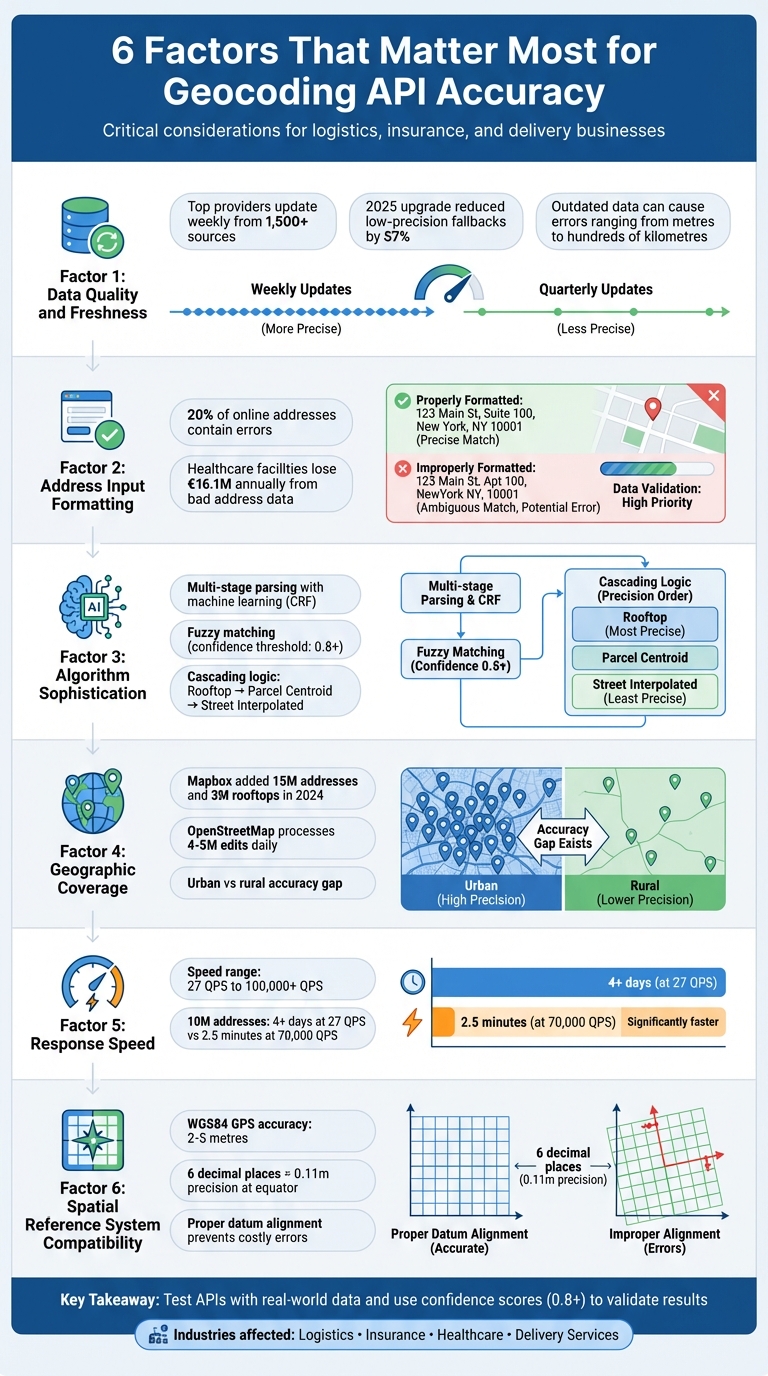 6 Critical Factors That Determine Geocoding API Accuracy