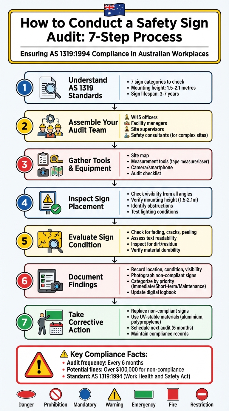 7-Step Safety Sign Audit Process for Australian Workplaces