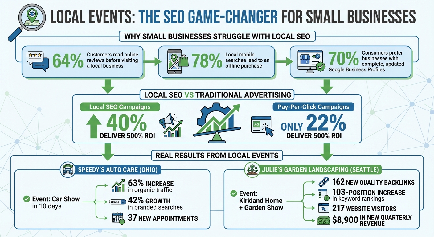 Local Events SEO Impact: Key Statistics and Results for Small Businesses
