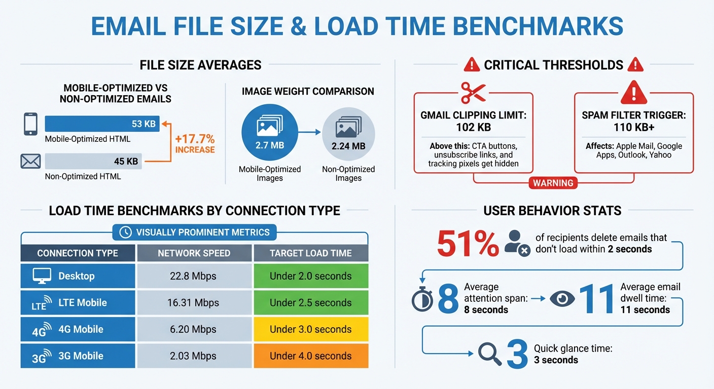 Email File Size Benchmarks and Load Time Standards by Device