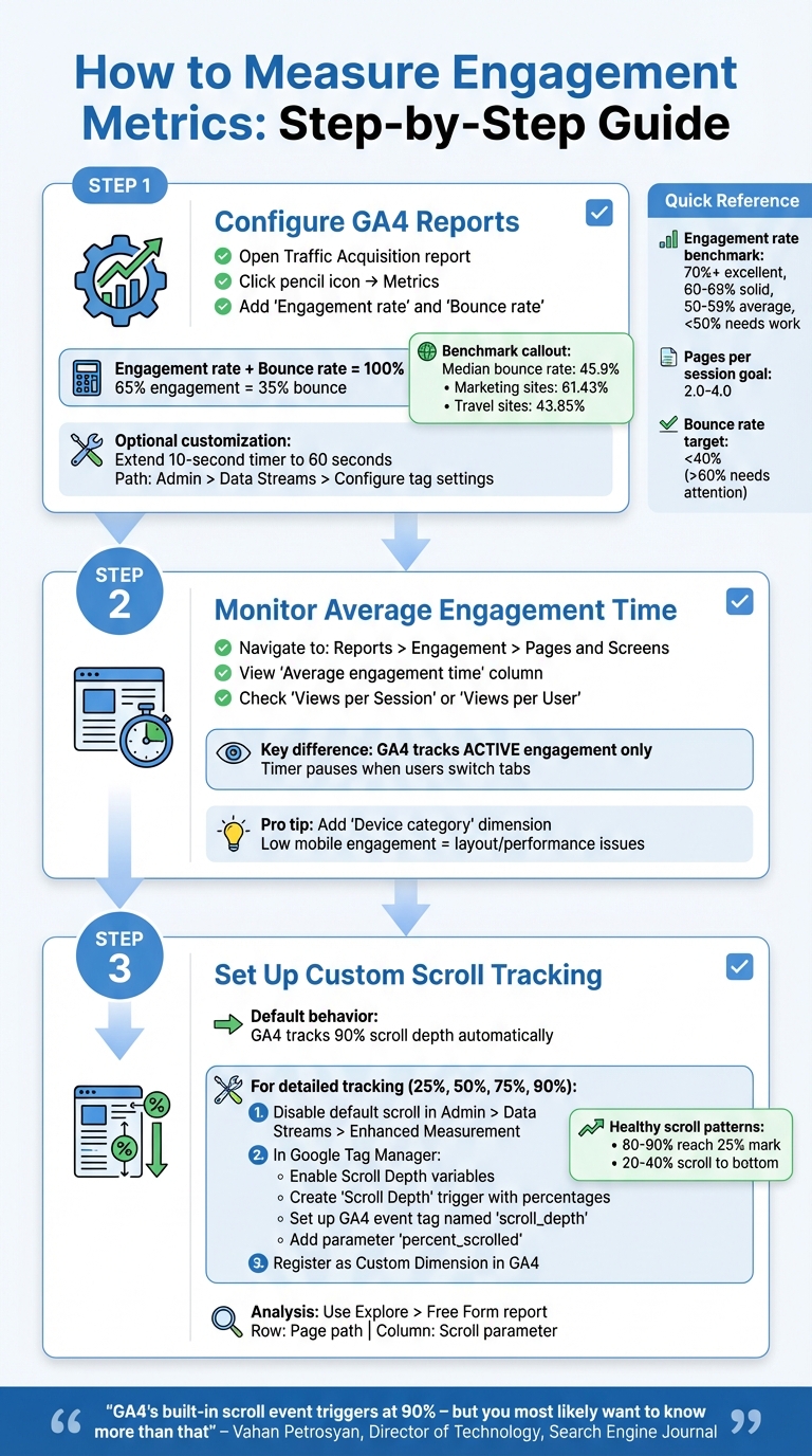 Step-by-Step Guide to Measuring SEO Engagement Metrics in GA4