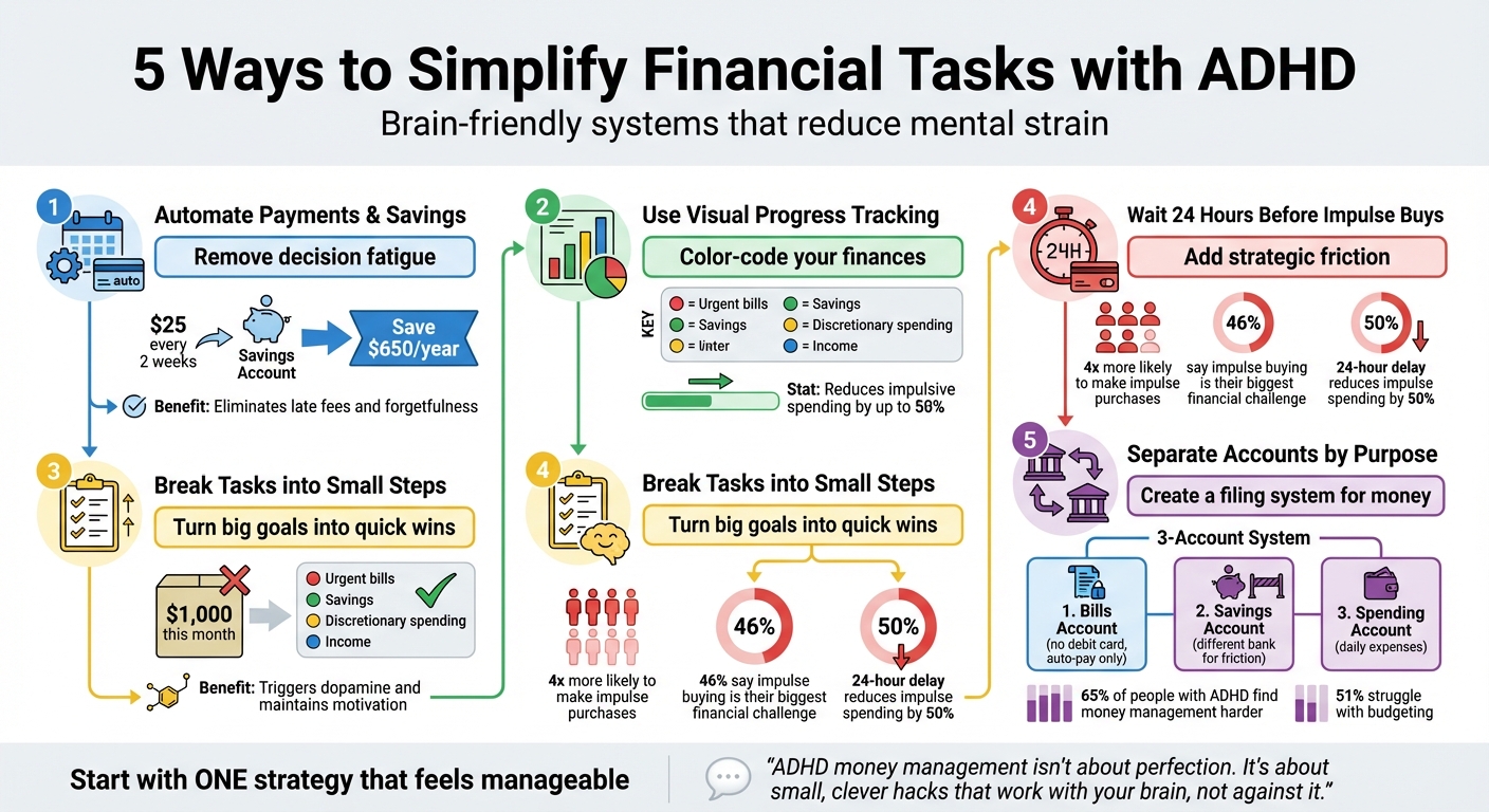 5 ADHD-Friendly Strategies to Simplify Financial Management