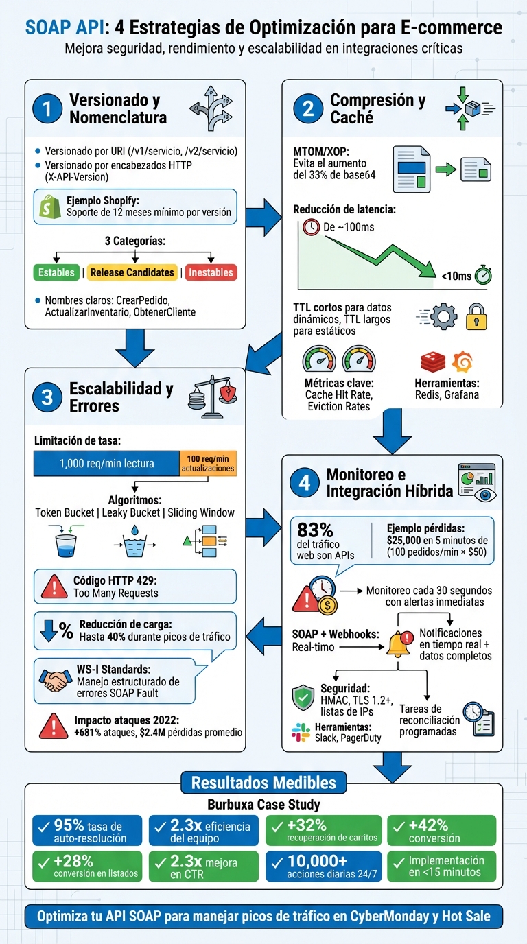 4 Estrategias Clave para Optimizar Integraciones SOAP API en E-commerce