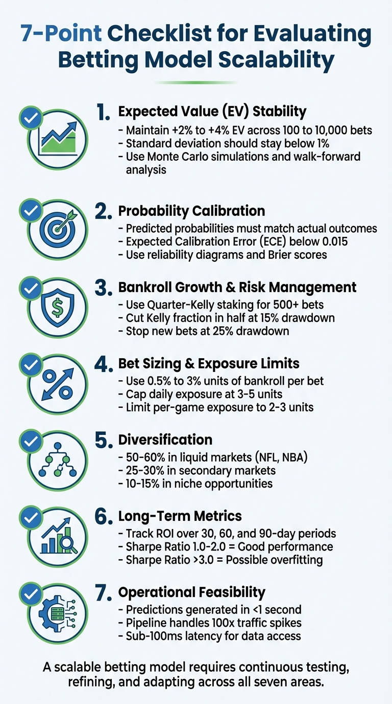 7-Point Checklist for Evaluating Betting Model Scalability
