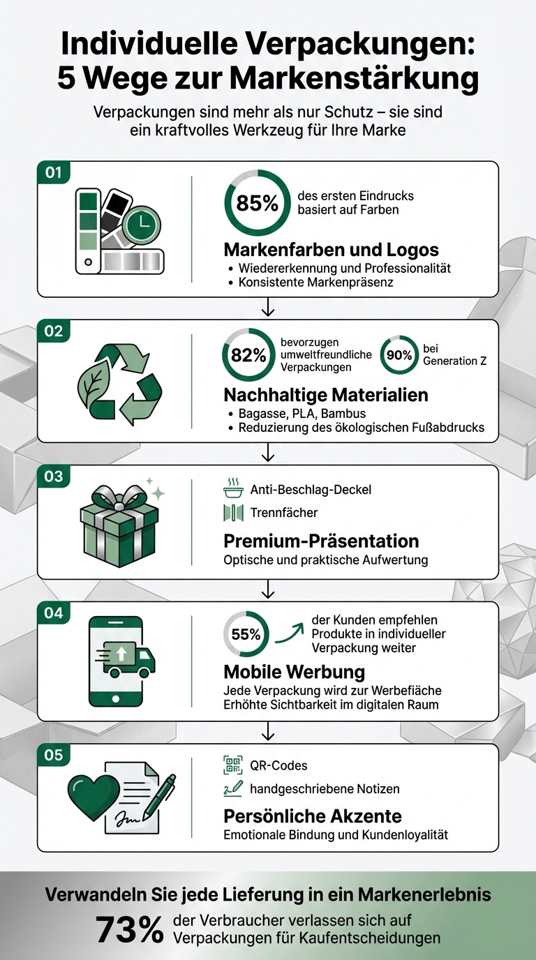 5 Wege zur Markenstärkung durch individuelle Verpackungen
