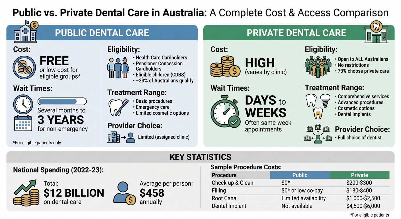Public vs Private Dental Care in Australia: Cost and Access Comparison
