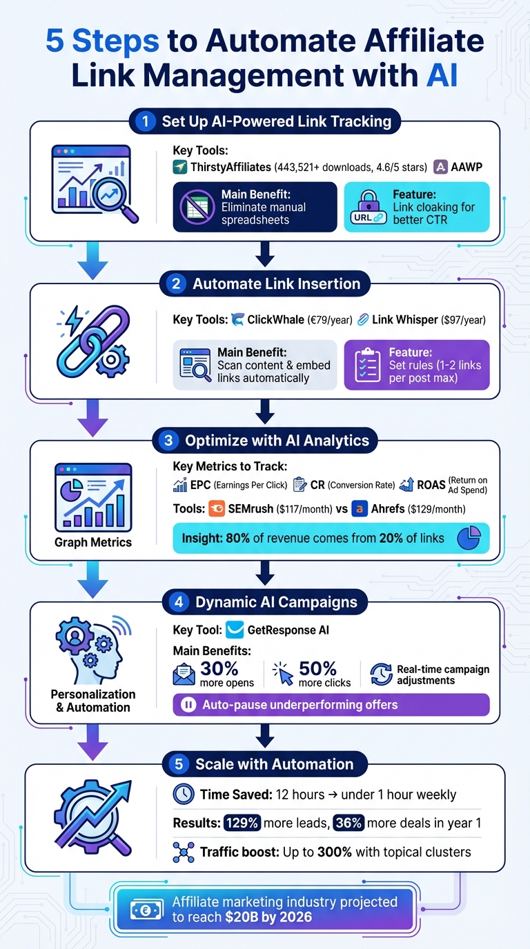 5-Step AI Affiliate Link Management Process