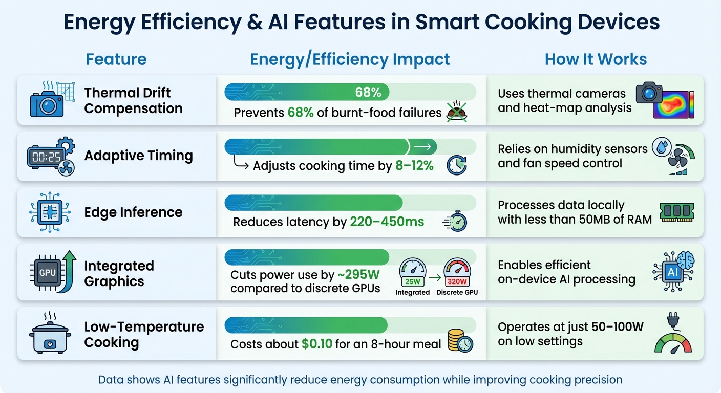AI Cooking Tools Energy Efficiency Comparison Chart