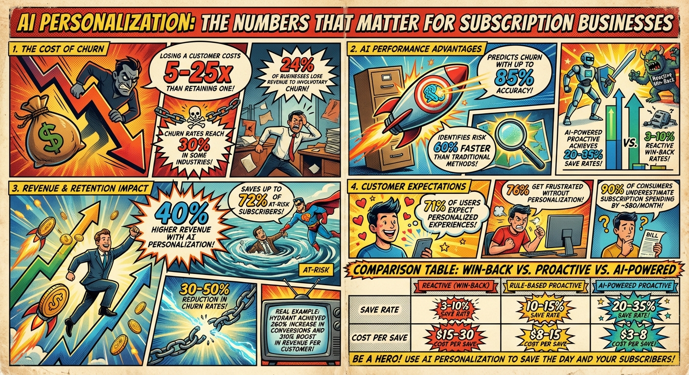 AI Personalization Impact on Subscription Business Retention and Revenue