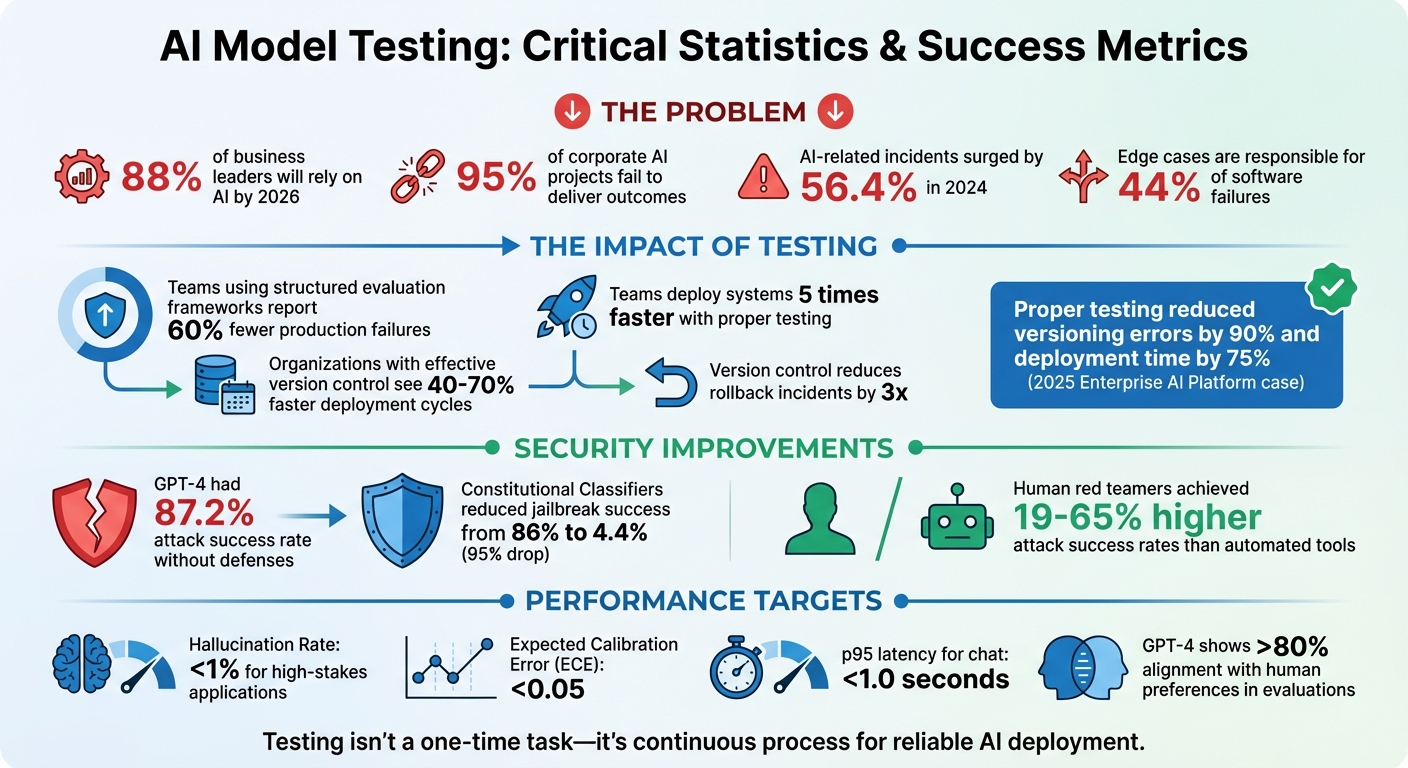 AI Model Testing Statistics and Key Metrics for Reliable Deployment