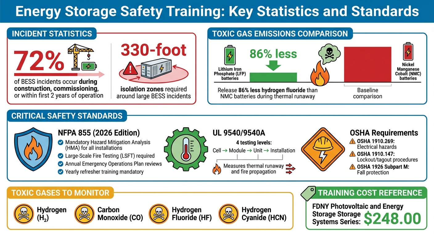 Energy Storage Safety Statistics and Key Standards Overview