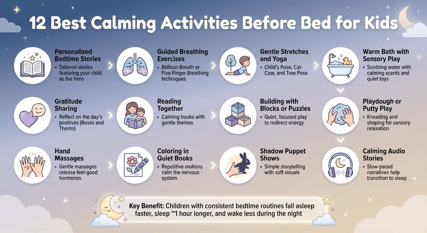 12 Calming Bedtime Activities for Kids