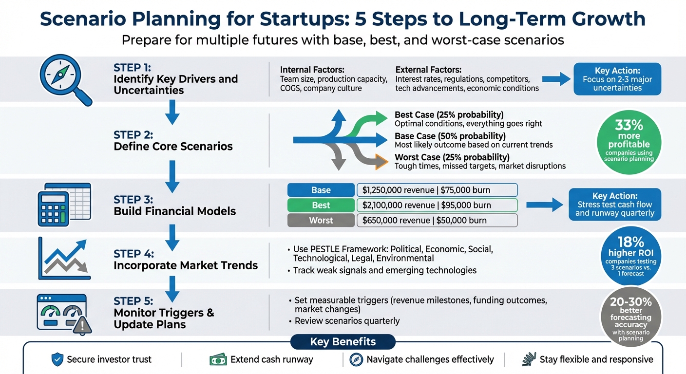 5-Step Scenario Planning Process for Startup Growth