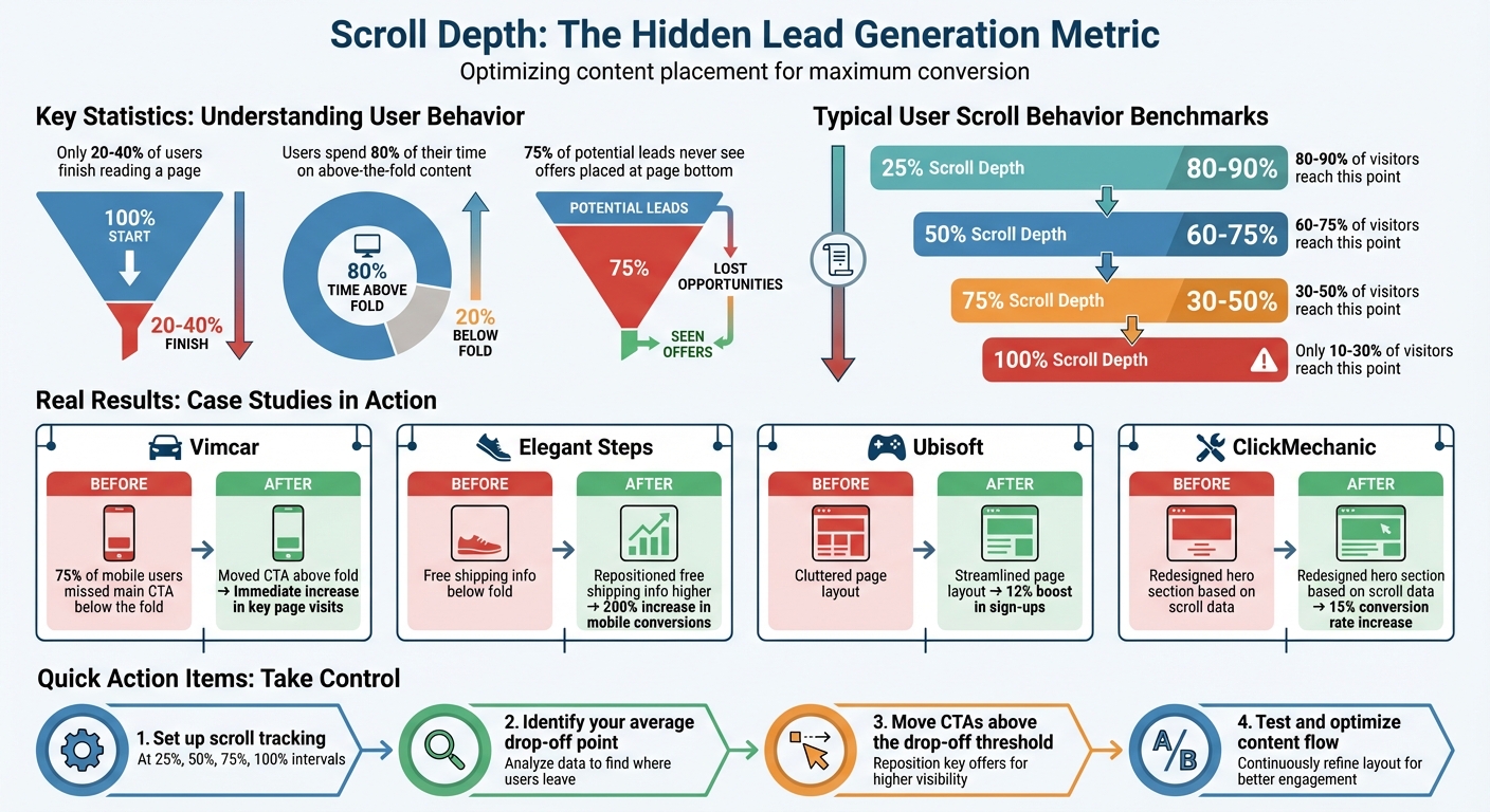 Scroll Depth Statistics and User Engagement Benchmarks for Lead Generation