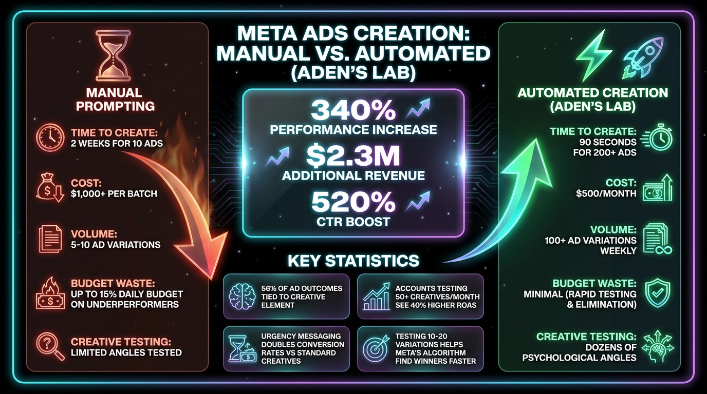 Manual vs Automated Meta Ad Creation: Performance Comparison