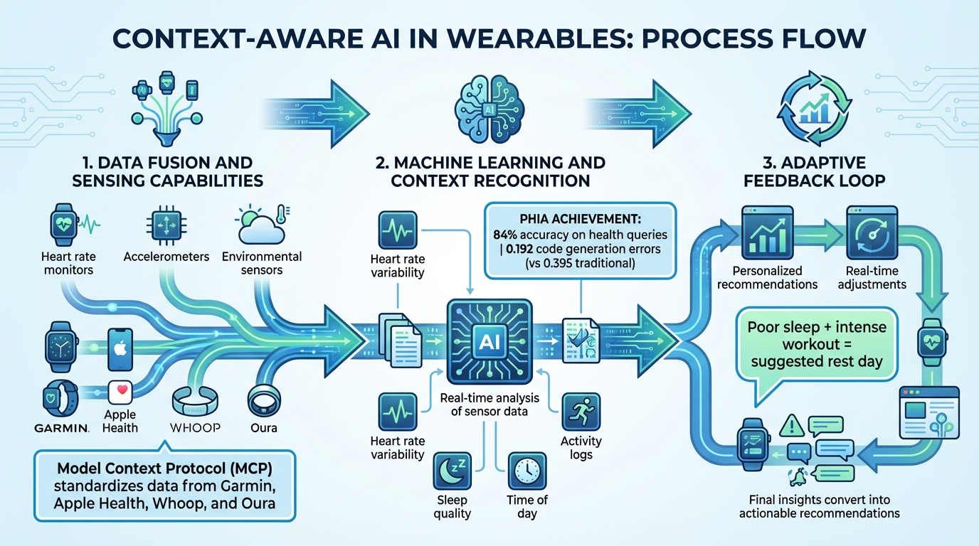 How Context-Aware AI Works in Wearables: 3-Step Process