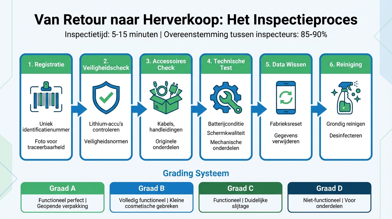 Van retour naar herverkoop: het inspectieproces van retourdeals in 6 stappen