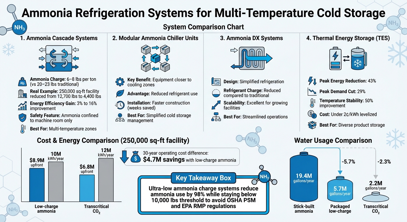 Ammonia Refrigeration Systems Comparison: Energy Efficiency and Cost Analysis