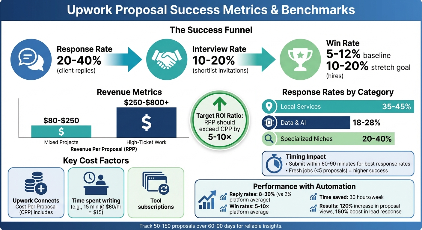 Upwork Proposal Success Metrics: Benchmarks and Target Rates for Freelancers
