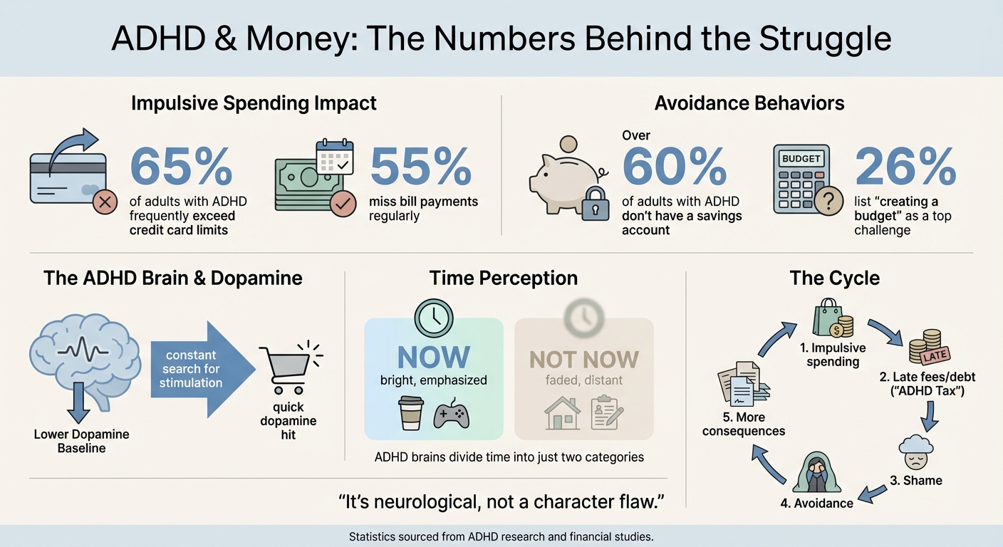 ADHD Financial Challenges Statistics and Impact Data