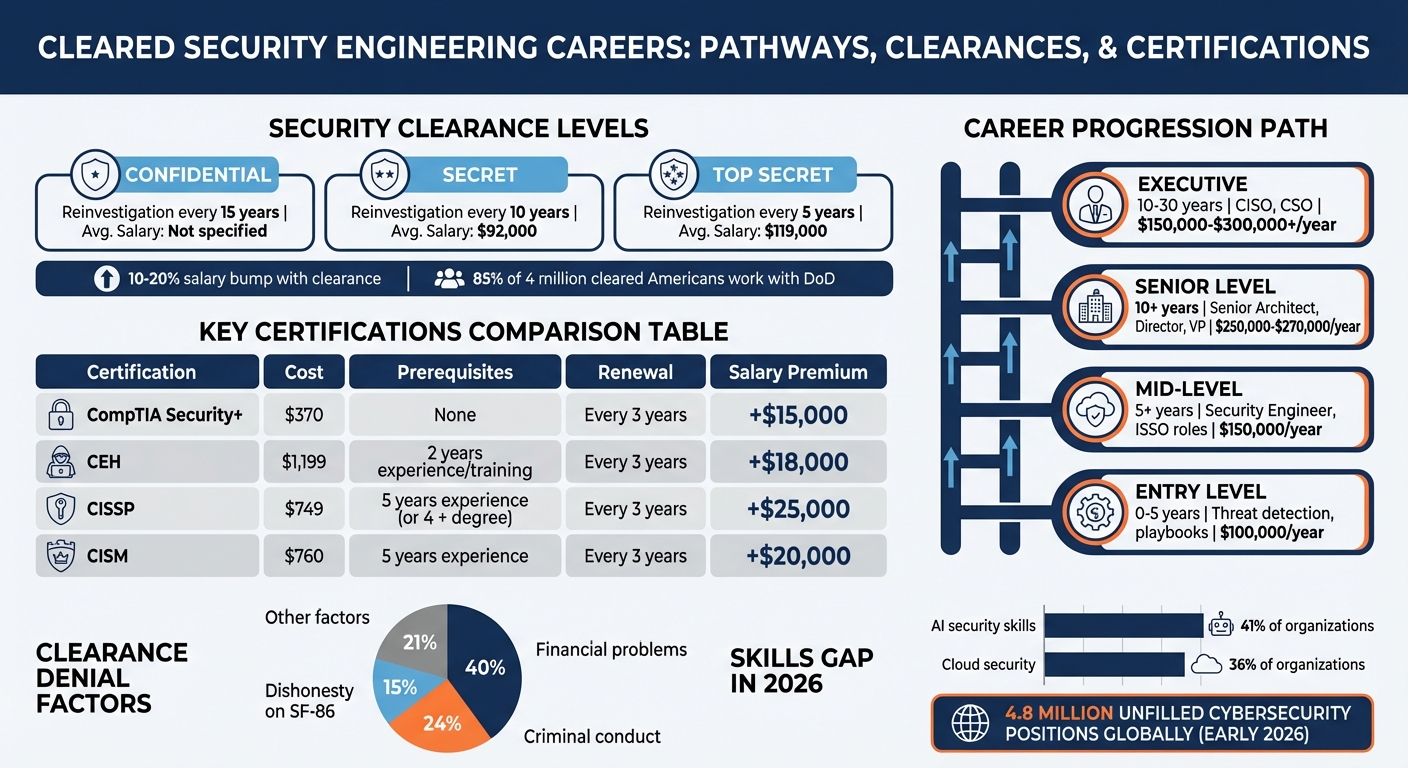 Security Engineer Career Path for Cleared Professionals - Cleared Cyber ...