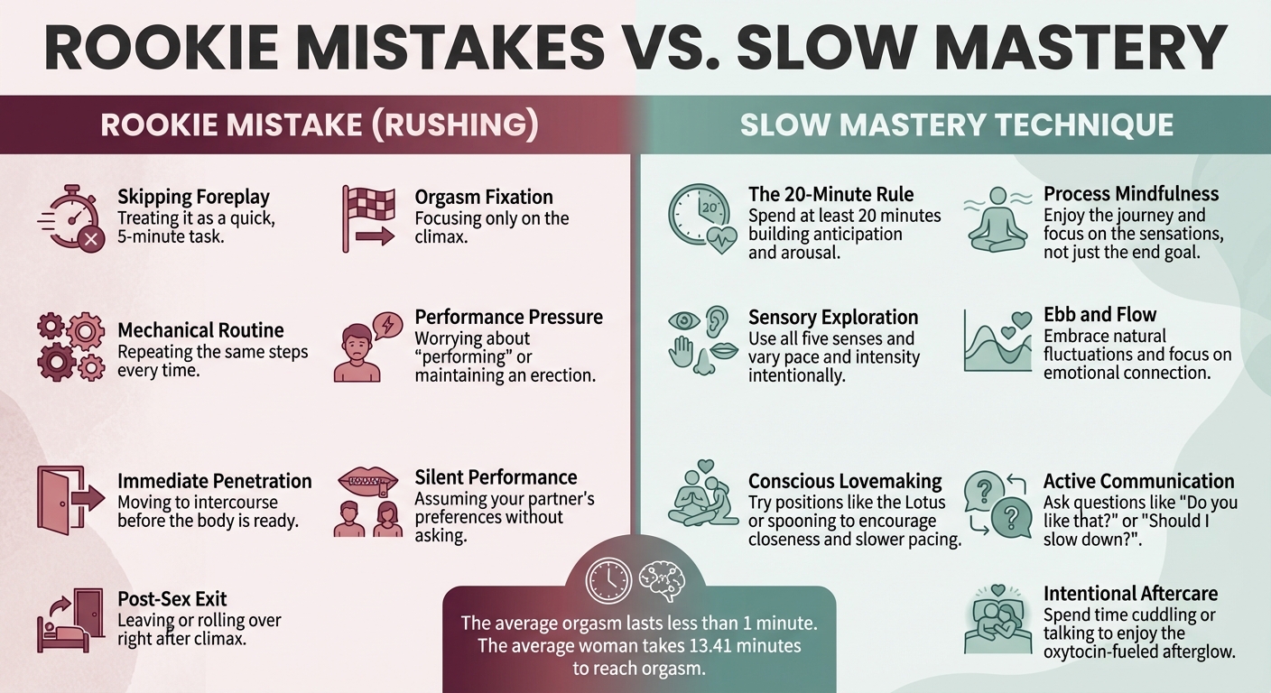 Rushing vs Slow Mastery in Intimacy: Common Mistakes and Solutions