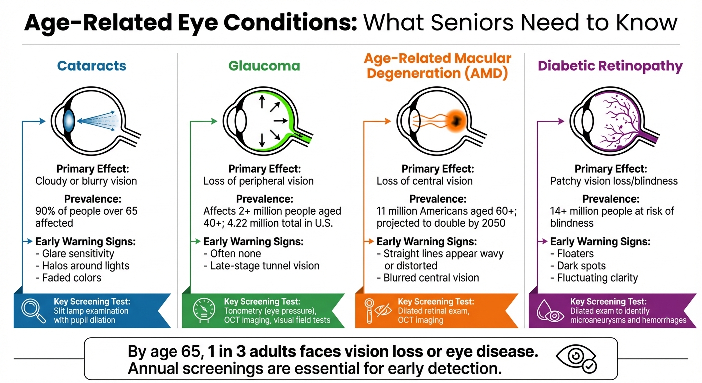 Four Major Age-Related Eye Conditions: Symptoms and Warning Signs