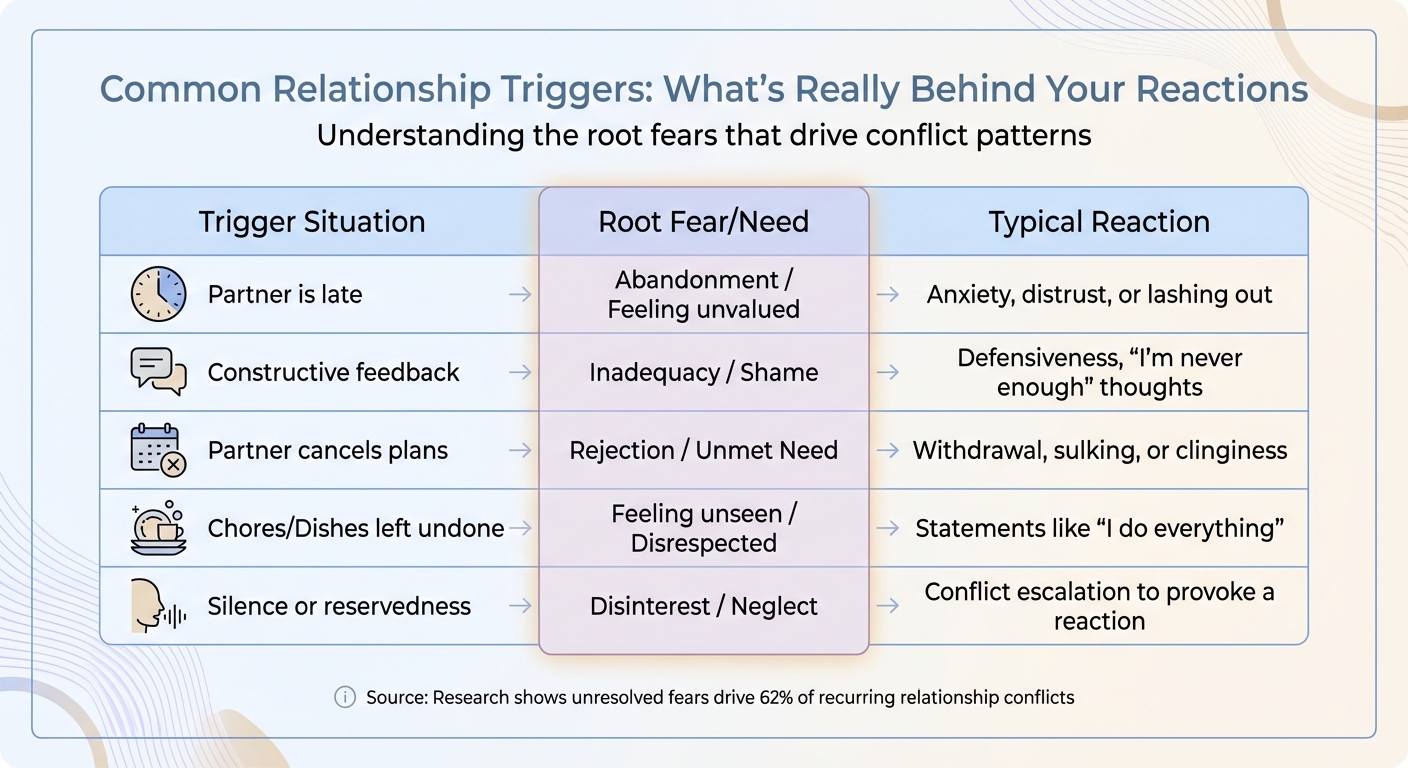 Common Relationship Triggers and Their Root Causes