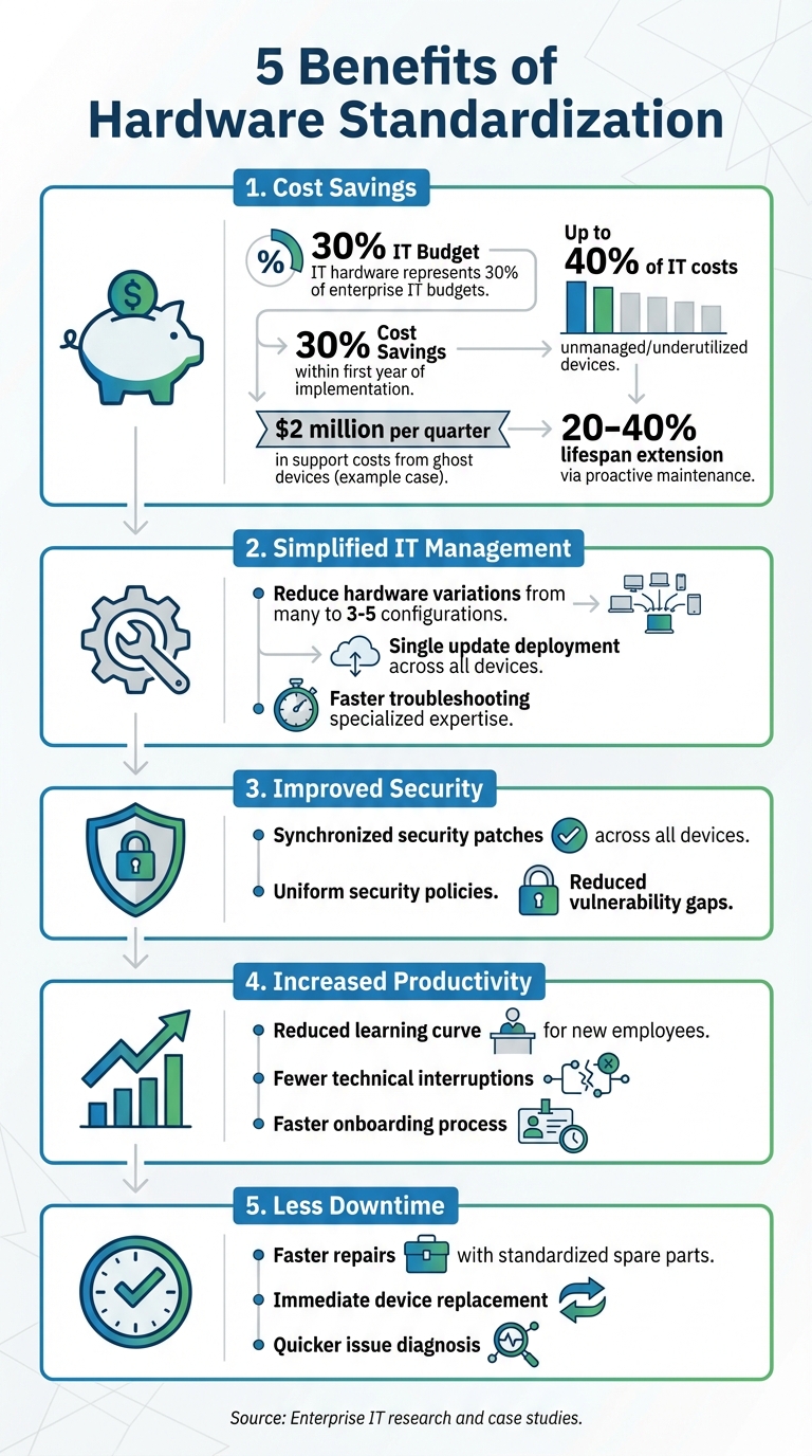 5 Key Benefits of Hardware Standardization: Cost Savings and Efficiency Statistics