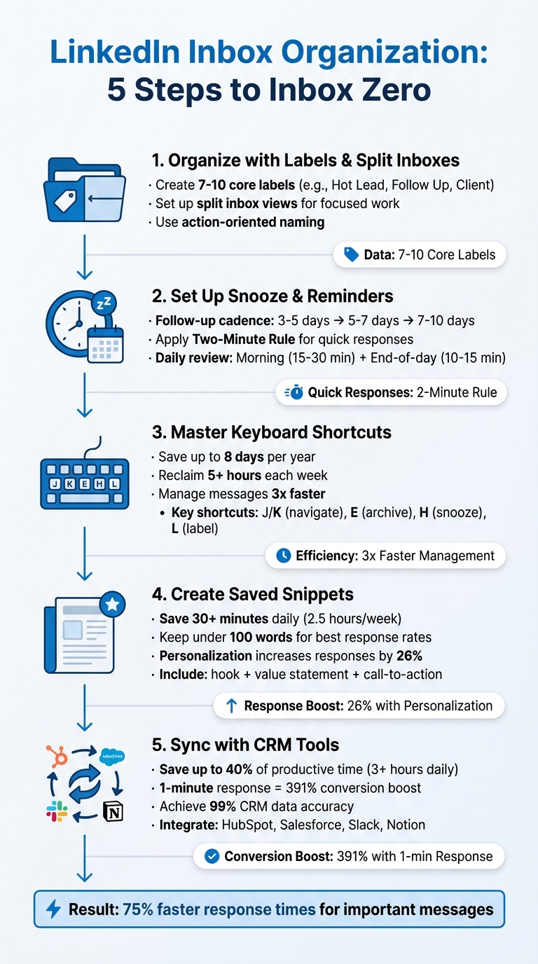 5-Step LinkedIn Inbox Organization System for Professionals