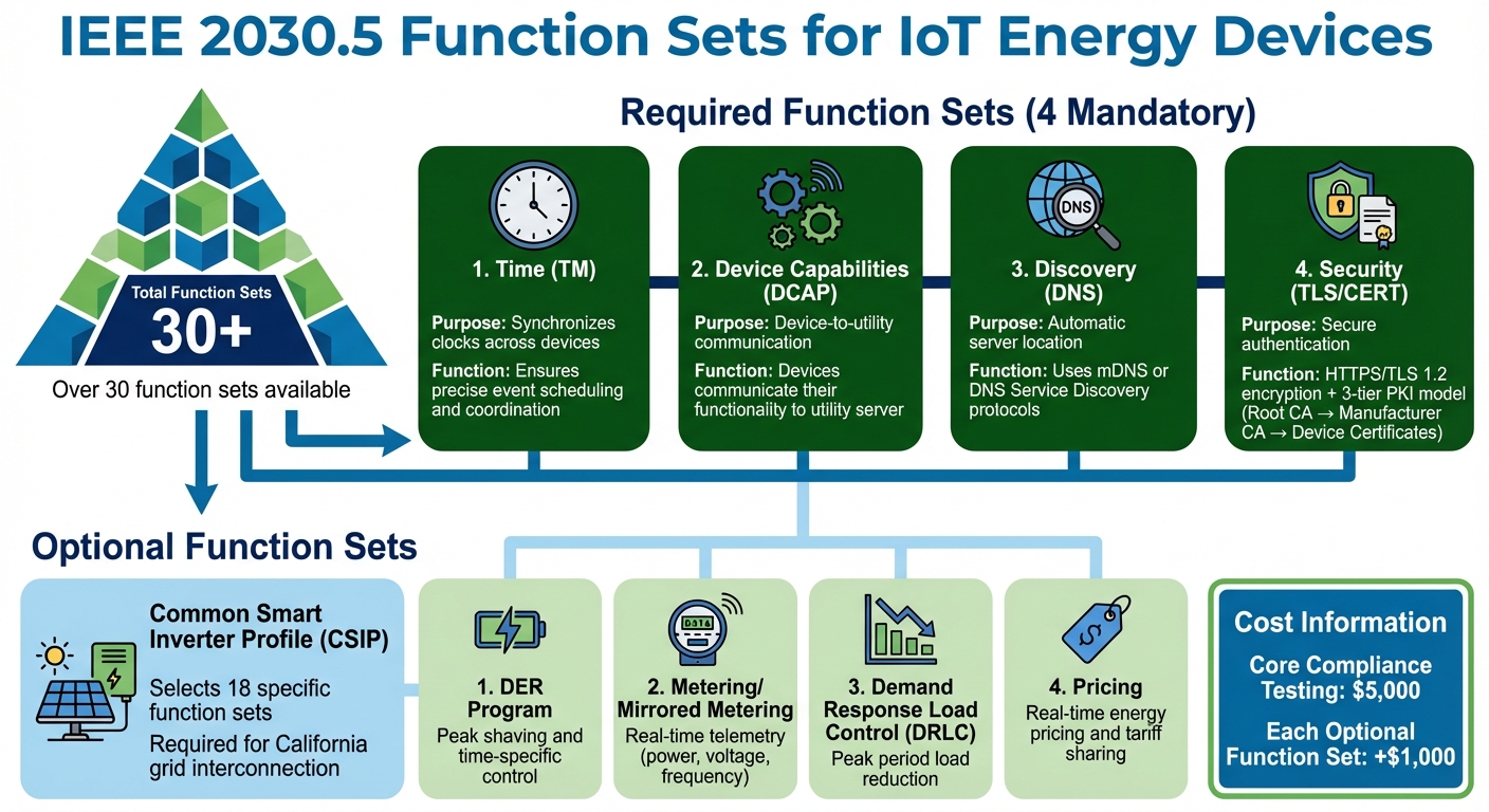 IEEE 2030.5 Function Sets: Required vs Optional Features for Smart Energy Devices