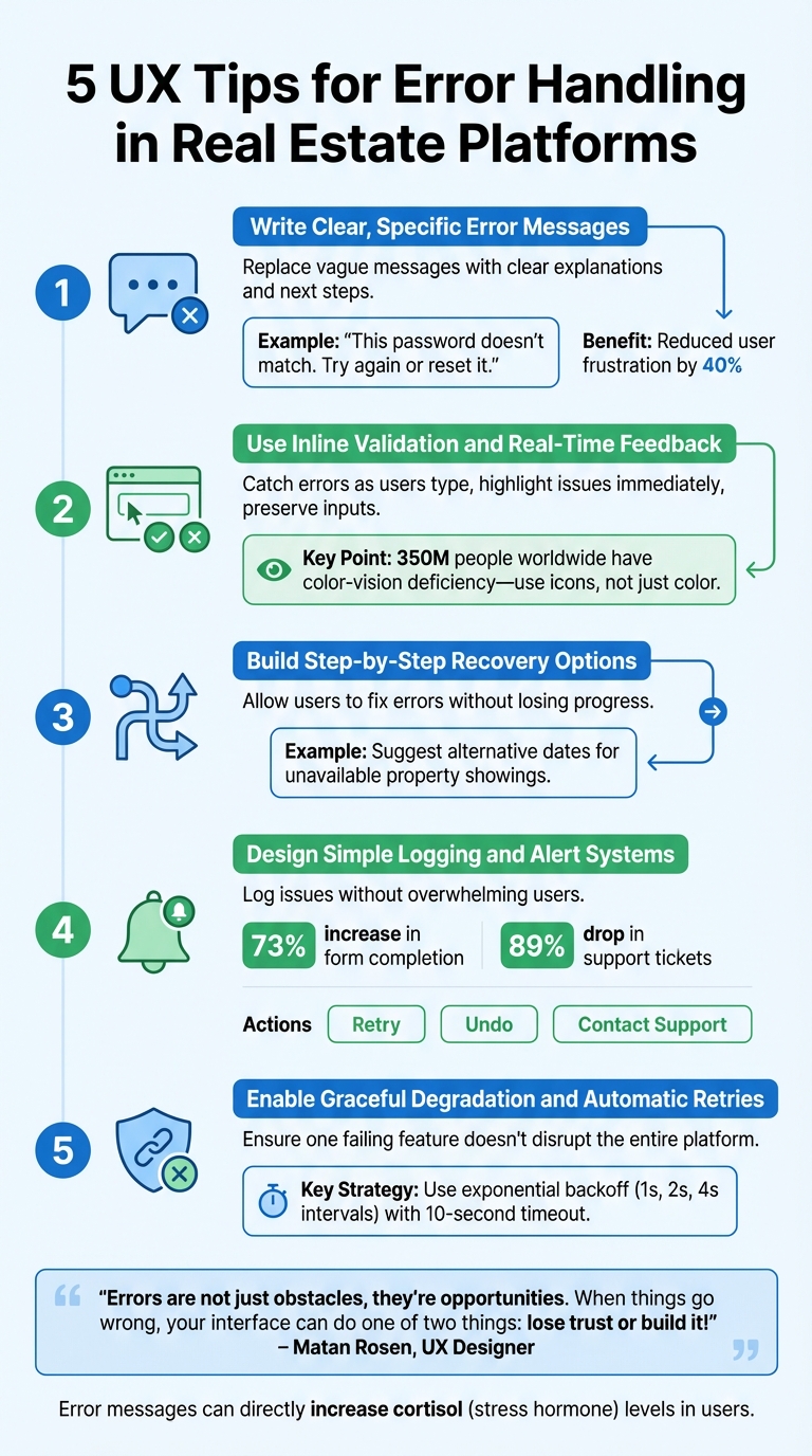 5 UX Tips for Error Handling in Real Estate Platforms