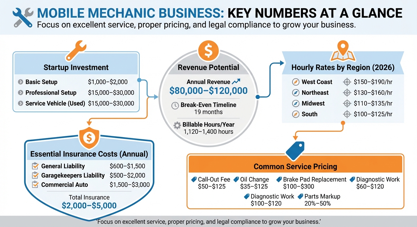 Mobile Mechanic Business Startup Costs and Revenue Guide