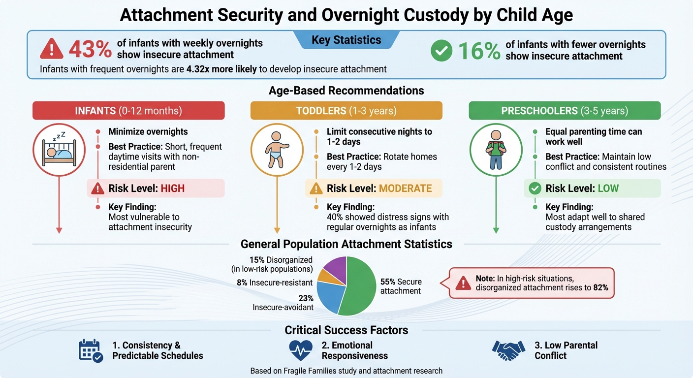 Attachment Security and Overnight Custody by Child Age: Research-Based Guidelines