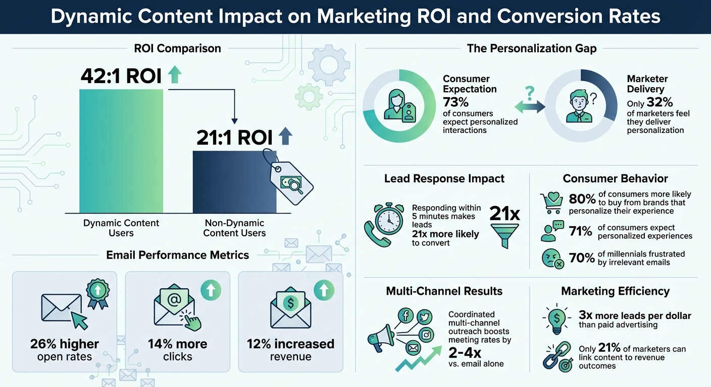 Dynamic Content Impact on Marketing ROI and Conversion Rates