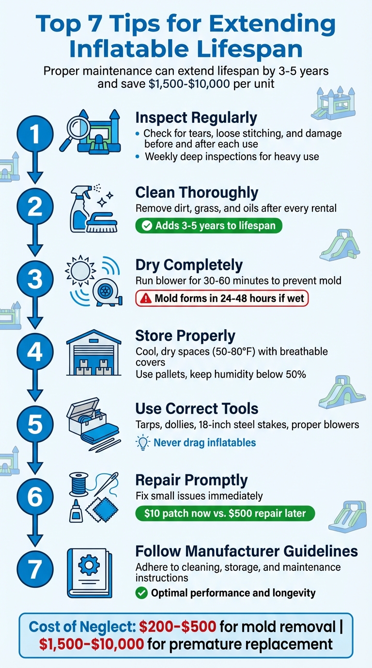 7 Essential Steps to Extend Inflatable Lifespan by 3-5 Years