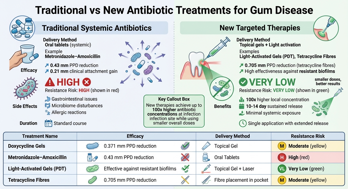 Traditional vs New Antibiotic Treatments for Gum Disease Comparison