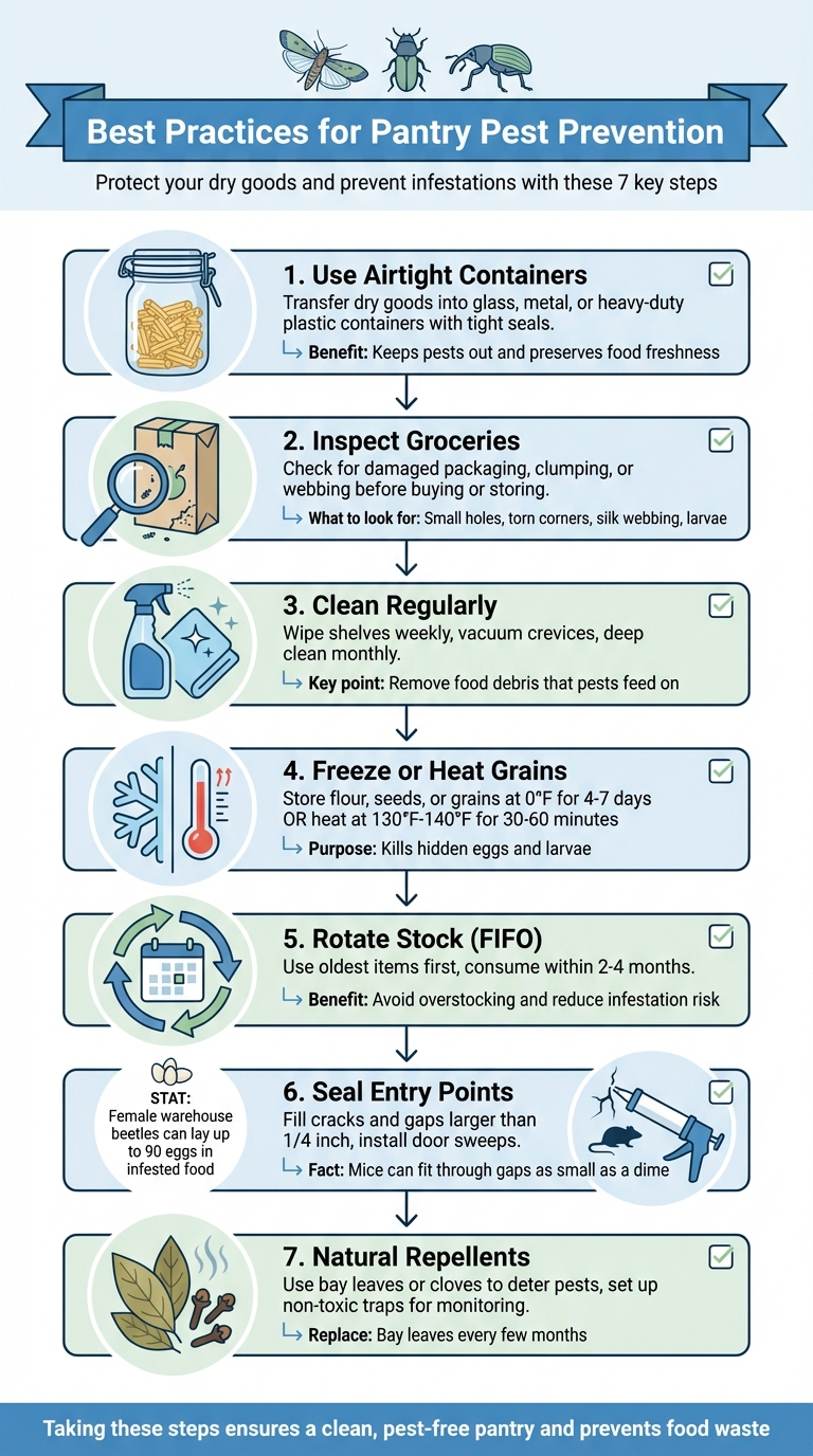 7 Essential Steps for Pantry Pest Prevention